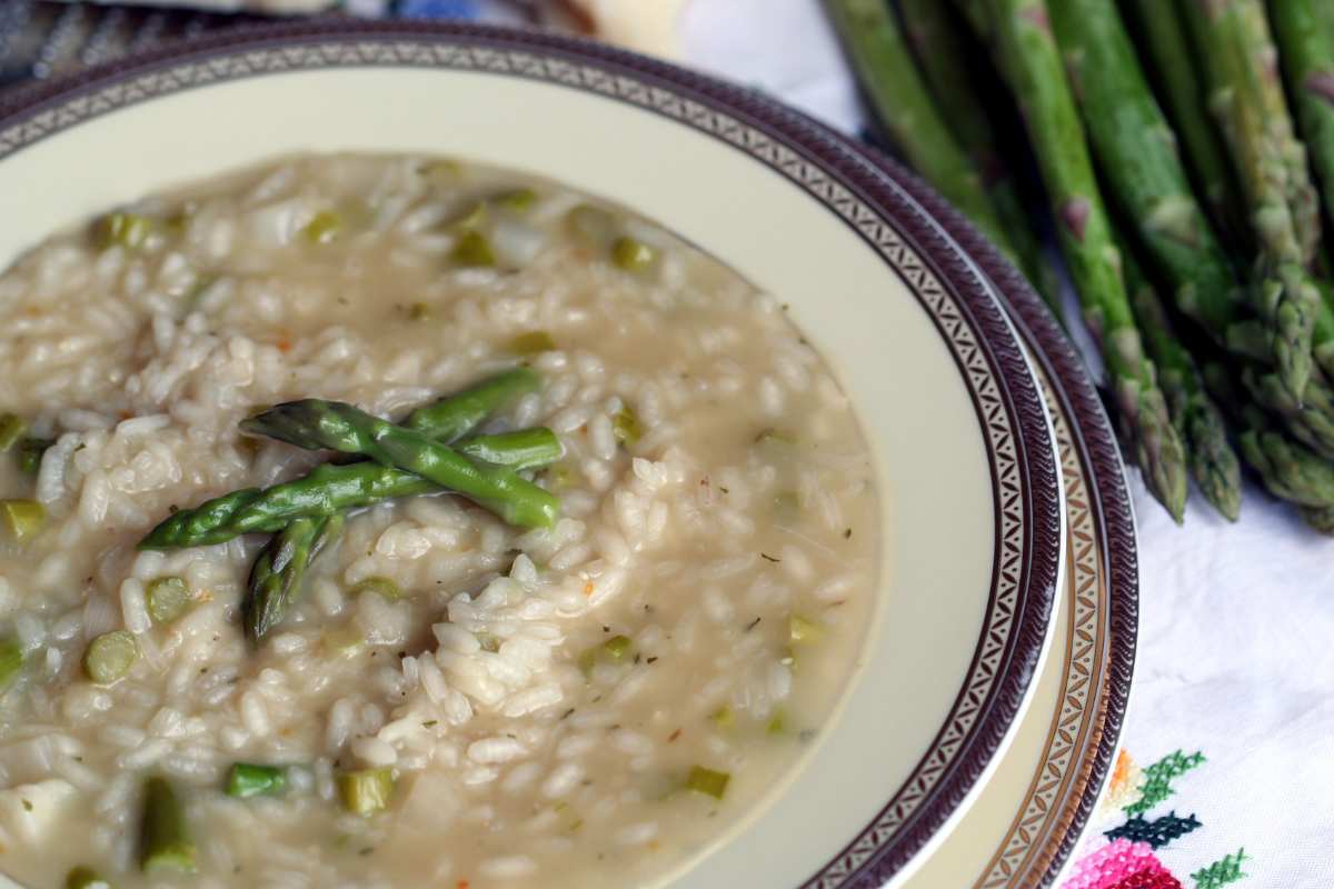 risotto agli asparagi cremoso